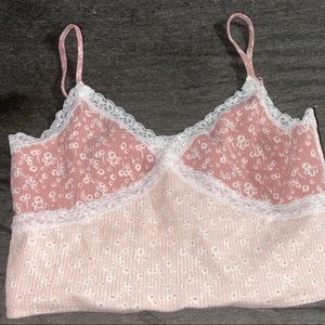 Aeropostale Lacey cropped tank